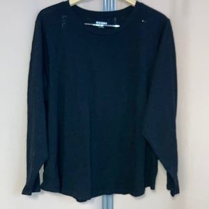 Long sleeved black t-shirt